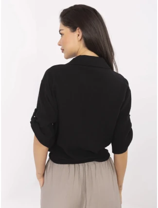 DHJ košeľa KS 8595 1.66 čierna