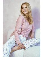 Taro 3456 Caroline long/r M-XL Z25/26 dámske pyžamo