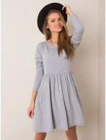 Šaty RV SK 5889.41P sivé - Rue Paris