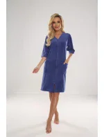 Dámsky velúrový župan so zipsom 431 Dámsky velúrový župan so zipsom 431