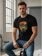 Pánske tričko s potlačou Vintage Vibes black NX052R