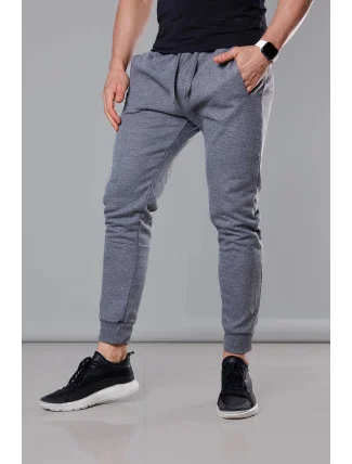 Pánske tmavosivé tepláky (68XW01-5)