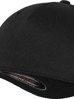Flexfit 6560 – 5-panelová čiapka Flexfit 55.6560, čierna