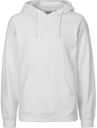 Neutral O 63101 Pánska mikina s kapucňou z bio bavlny 77.6311 biela Neutral O 63101 Pánska mikina s kapucňou z bio bavlny 77.6311 biela