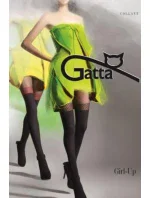 GIRL-UP - vzorované pančuchové nohavice - GATTA