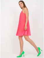 Šaty DHJ SK 0010.35 fluo ružová