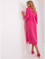 LK SK 509342 šaty.33P tmavo ružová