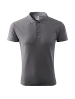 Pánska polokošeľa Pique steel grey