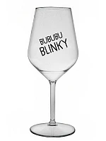 BUBUBUBLINKY - priehľadný nerozbitný pohár na víno 470 ml