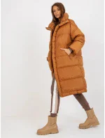 Dámska bunda LF KR 160404 svetlo hnedá - JF Lefon