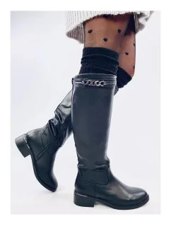 Dámske čižmy YY-52 black - Inello