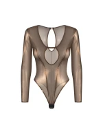 Dámske sexy body Soranna Teddy black and gold - Obsessive