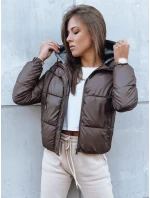 Dámska prešívaná bunda KHALEESI hnedá FashionStreet TY3877 Dámska prešívaná bunda KHALEESI hnedá FashionStreet TY3877