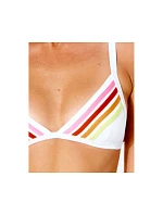 GORA-BIKINI RIP CURL Wave Shapers Stripe Banded Tri - biela GORA-BIKINI RIP CURL Wave Shapers Stripe Banded Tri - biela