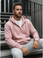 Ružová pánska mikina FashionStreet BX4834