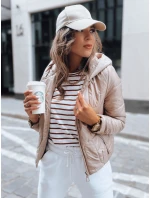 Dámska prešívaná prechodná bunda LILYWOOL camel FashionStreet TY3715