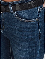 Dámske skinny džínsy modré FashionStreet UY2824