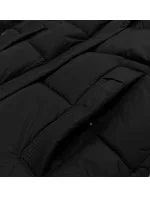 Dámska zimná bunda s kapucňou Glakate black (LU-238001B#) Dámska zimná bunda s kapucňou Glakate black (LU-238001B#)
