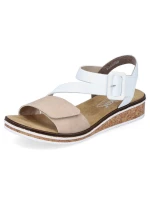 Pohodlné kombinované sandále Rieker W RKR678 Pohodlné kombinované sandále Rieker W RKR678