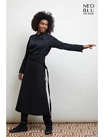 NEOBLU Eugenie Dámska kuchárska blúzka s dlhými rukávmi 24.4459 deep black NEOBLU Eugenie Dámska kuchárska blúzka s dlhými rukávmi 24.4459 deep black
