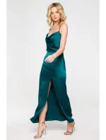 K155 Maxi šaty - zelené