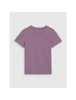 Dievčenské jednofarebné tričko 4F 4FJWSS25TTSHF2177-51S