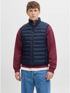 Jack&Jones pánska vesta bez rukávov JJEBRADLEY LIGHT BODYWARMER COLLAR NOO 12280973 SKY CAPTAIN