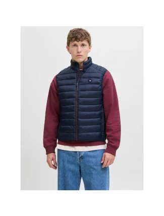 Jack&Jones pánska vesta bez rukávov JJEBRADLEY LIGHT BODYWARMER COLLAR NOO 12280973 SKY CAPTAIN Jack&Jones pánska vesta bez rukávov JJEBRADLEY LIGHT BODYWARMER COLLAR NOO 12280973 SKY CAPTAIN