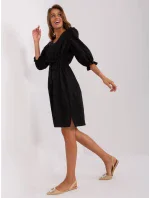 LK SK 509382 šaty.73P čierna