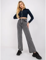 Džínsové nohavice MR SP 357.04P tmavo šedá