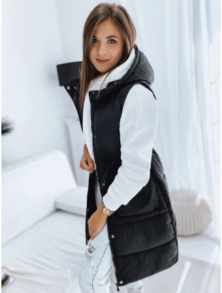 Dámska prešívaná vesta LADISA black FashionStreet TY3288
