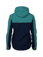 Dúhová bunda pre ženy smaragdová