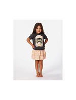 Tričko RIP CURL Rainbow Tropics Art Tee – dievčenské, čierne Tričko RIP CURL Rainbow Tropics Art Tee – dievčenské, čierne