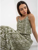 Dámske šaty D73771R30313B khaki - FPrice