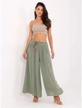 Dámske nohavice TW SP BI 81733.14 khaki - FPrice Dámske nohavice TW SP BI 81733.14 khaki - FPrice