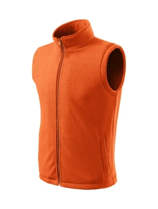 Ďalšia fleecová vesta unisex oranžová