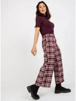 Dámske nohavice LK SP 509097 2.35P bordová - FPrice Dámske nohavice LK SP 509097 2.35P bordová - FPrice