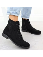 S.Barski W HY51-136 OLI284A semišové čižmy