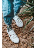 Damskie Koronkowe Tenisówki BIG STAR W274925 Białe