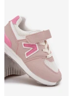 Detské športové tenisky so suchým zipsom Galisse pink Detské športové tenisky so suchým zipsom Galisse pink