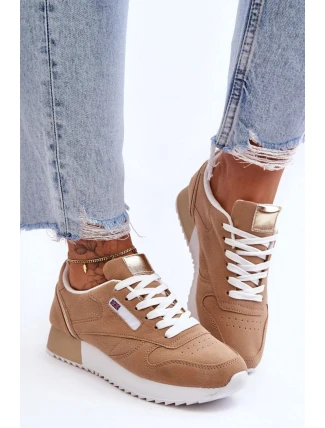 Športová obuv BK939 khaki - Krok vo veľkom štýle