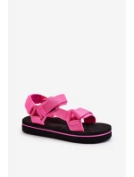 Damskie Sandały Na Platformie Lee Cooper LCW-24-05-2750L Fuksja