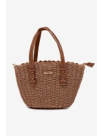 Košíková kabelka světle hnědá Lucienne