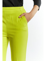 Monnari Elegantné nohavice Dámske nohavice s elastickým pásom Yellow