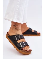 Klasyczne Damskie Klapki Big Star LL274477 Czarne