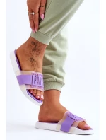 Damskie Sportowe Klapki Fioletowe Sunrise