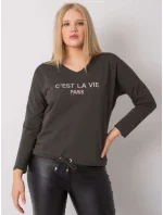 Blúzka RV BZ 7141.22 tmavá khaki