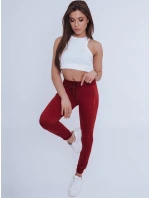 Dámske tepláky JULIET bordová FashionStreet UY0823