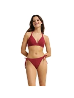 Dámske plavky DIM SWIMWEAR SHELL SLIP - DIM - tmavo červená Dámske plavky DIM SWIMWEAR SHELL SLIP - DIM - tmavo červená