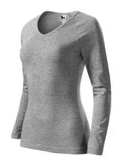 Tričko Malfini Elegance W MLI-12712 tmavo šedé melanžové